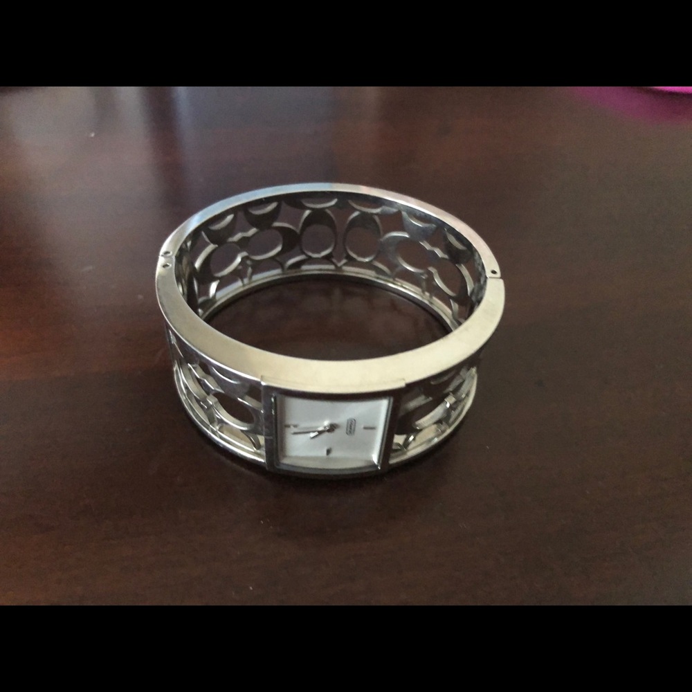 Coach bangle watch